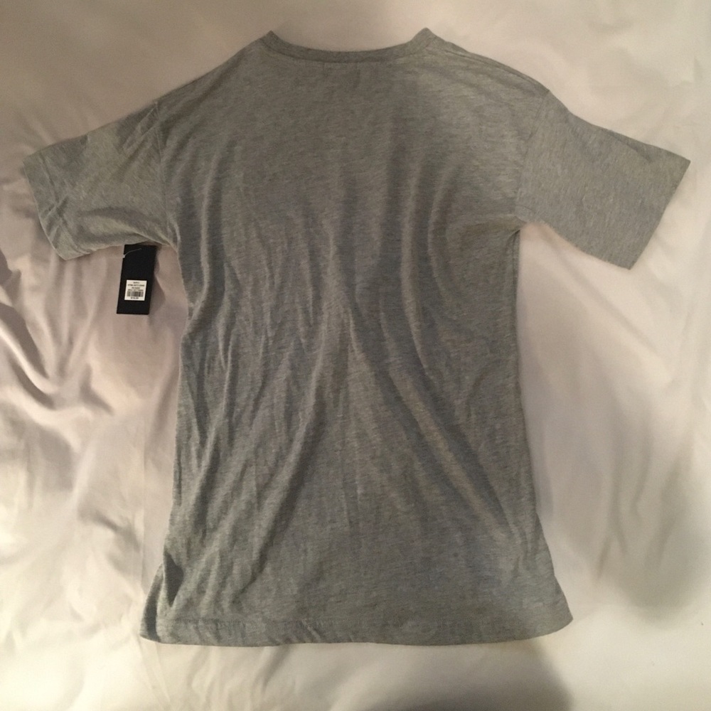 Grey Graphic Drawstring Tee - Picture 2 of 3